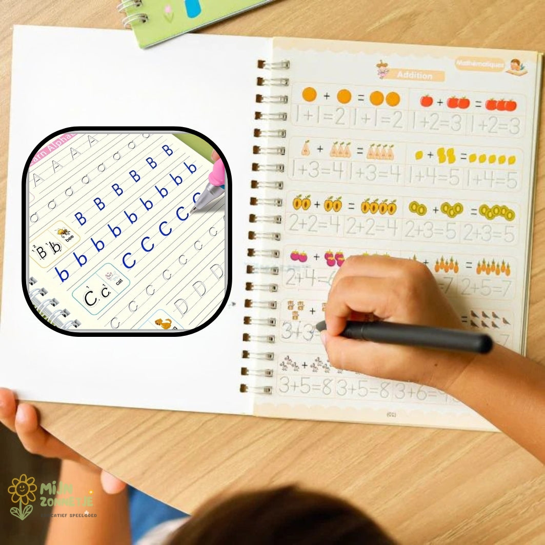 SCHRIJFKUNST BOEK™ | DE EERSTE STAP NAAR LEREN SCHRIJVEN