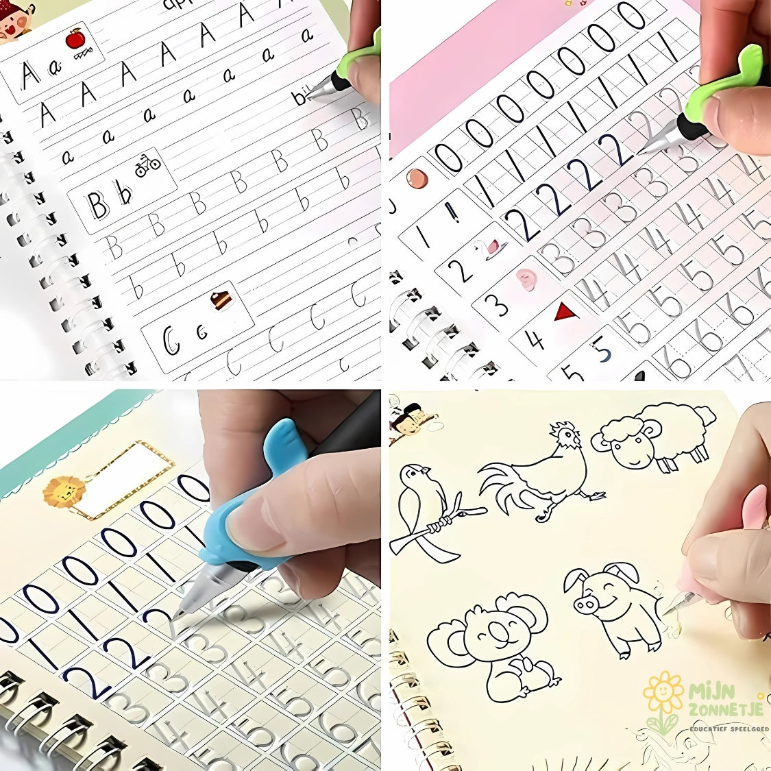 SCHRIJFKUNST BOEK™ | DE EERSTE STAP NAAR LEREN SCHRIJVEN