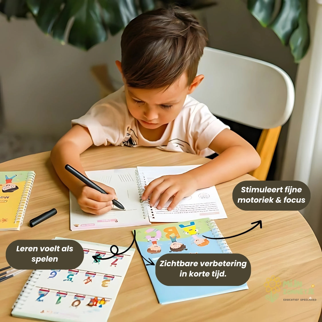 SCHRIJFKUNST BOEK™ | DE EERSTE STAP NAAR LEREN SCHRIJVEN