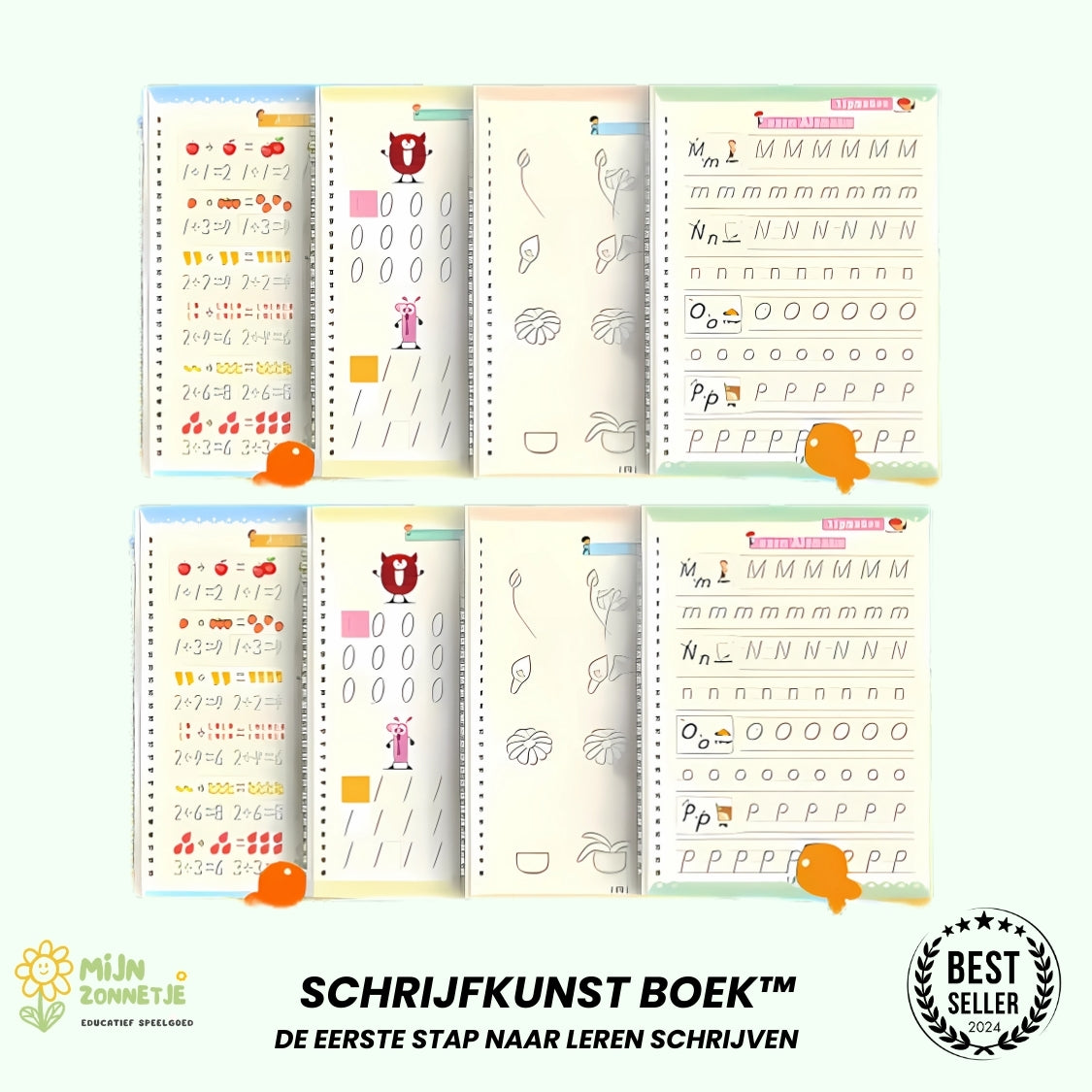 SCHRIJFKUNST BOEK™ | DE EERSTE STAP NAAR LEREN SCHRIJVEN